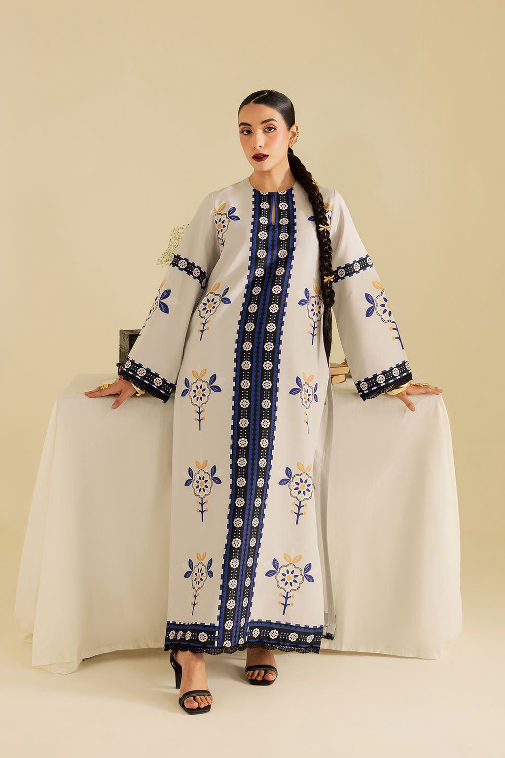 LUXURY SILK PRINTED 3PC D37