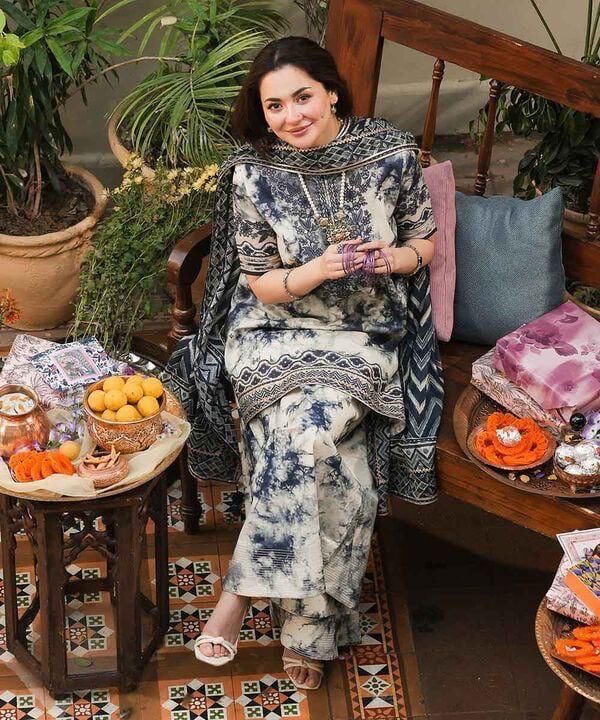 SAPPHIRE LUXURY EMBROIDERED SILK 3PC WINTER DRESS
