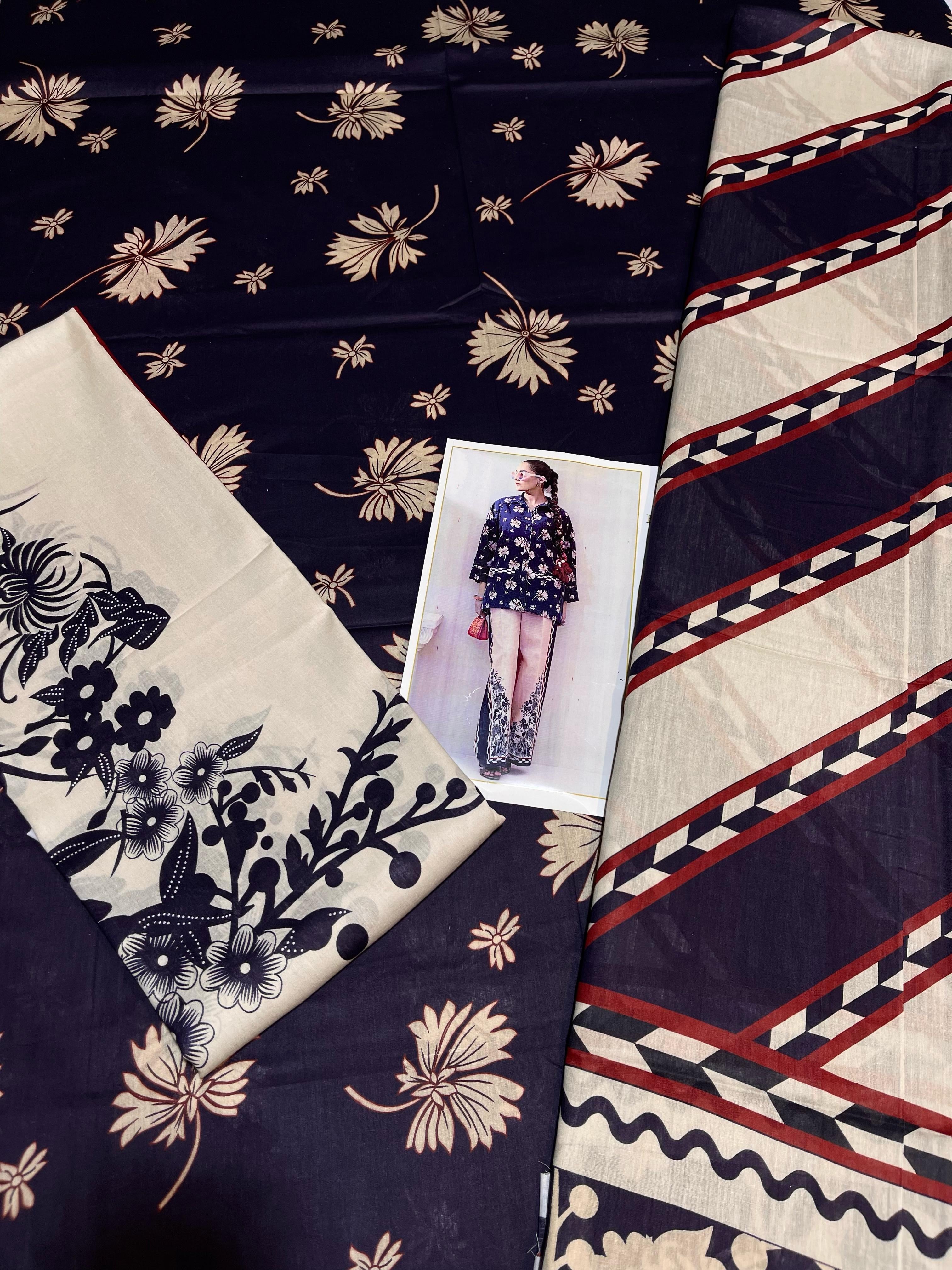 BONANZA LAWN DIGITAL PRINT 3PC D93