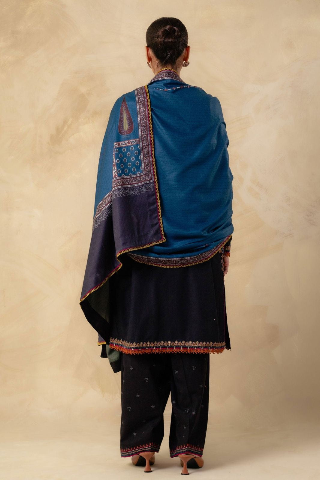 ZARA SHAHJAHAN LUXURY EMBROIDERED DHANAK WINTER 3PC DRESS