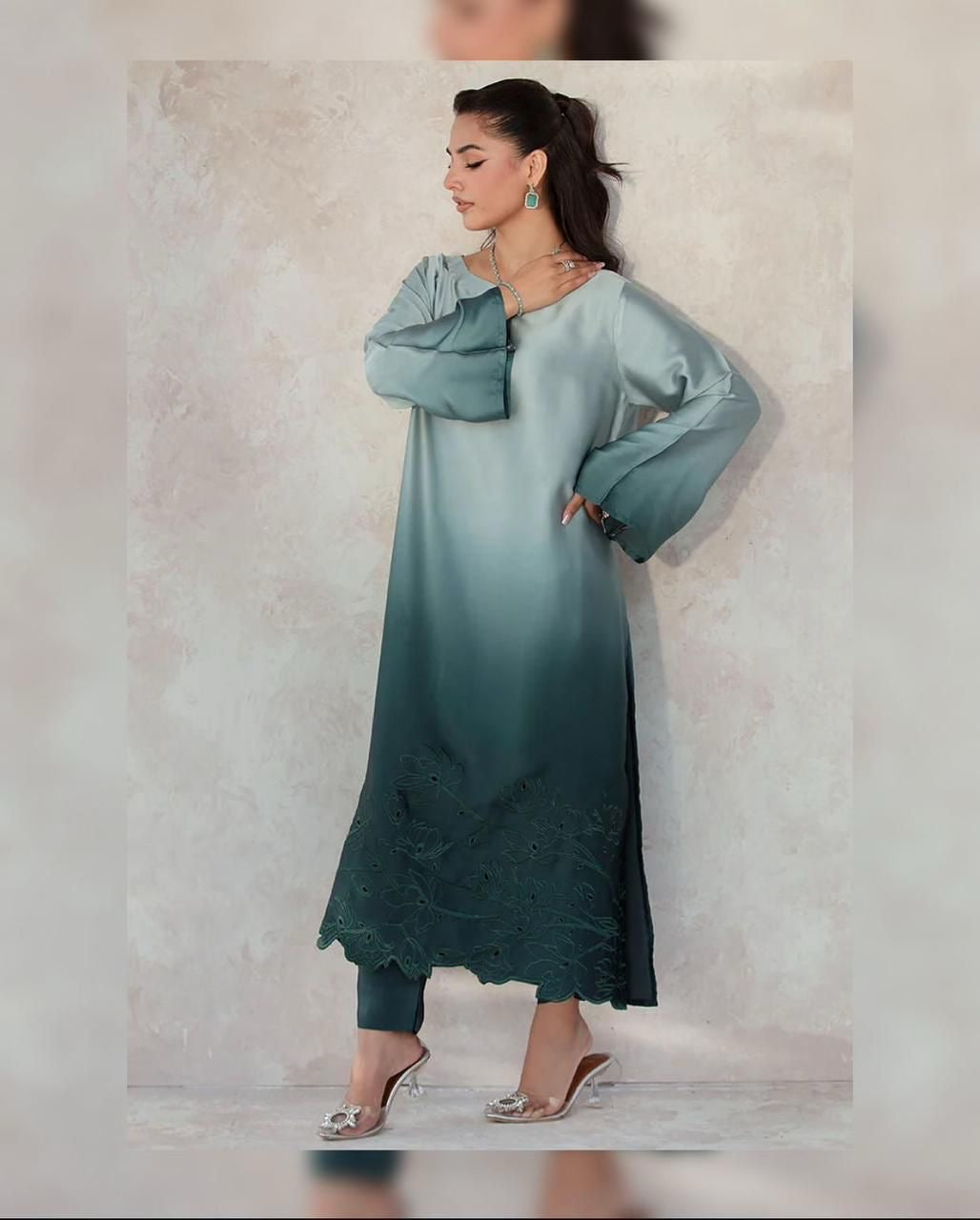 LUXURY SILK PRINTED 3PC D05